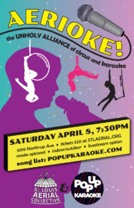 Aerioke! Saturday April 8, 7:30pm